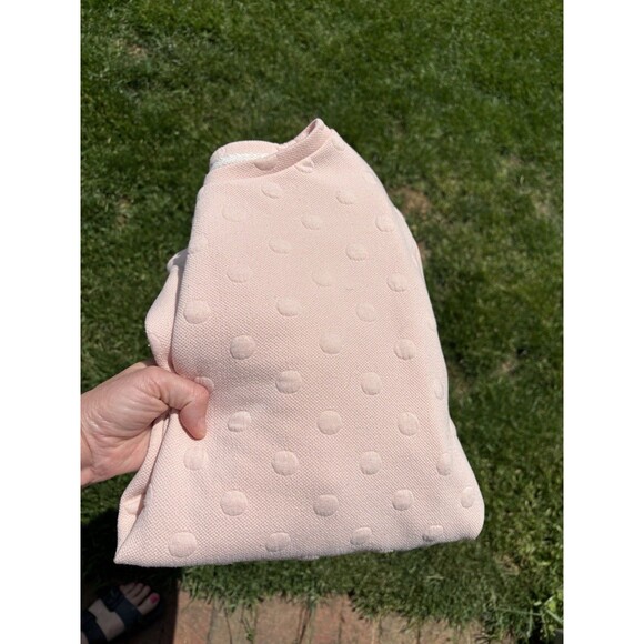 Women’s Anthropologie Pink Sweatshirt Cottage Core Textured medium Lili's Closet - Picture 6 of 6